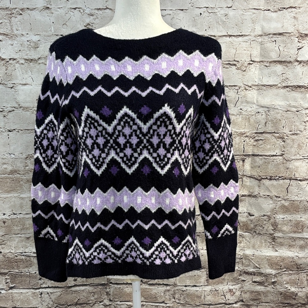 Talbots Geometric Sweater